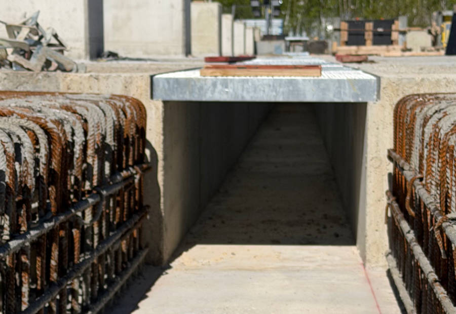 Retention and sealed surfaces for facilities handling substances hazardous to water